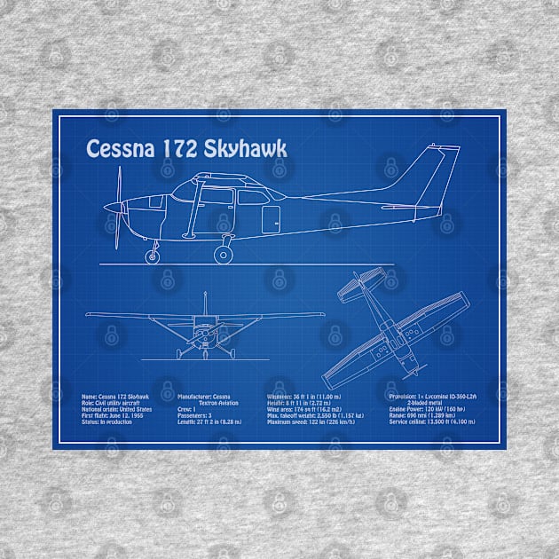 Cessna 172 Skyhawk - AD by SPJE Illustration Photography